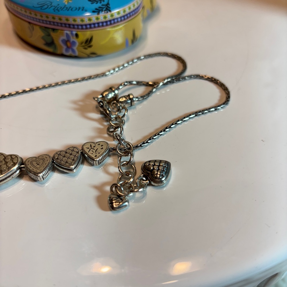 Brighton Silver Heart Charm Necklace - Picture 3 of 6